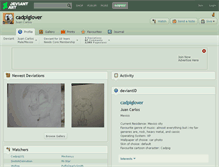 Tablet Screenshot of cadpiglover.deviantart.com