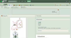 Desktop Screenshot of leada.deviantart.com