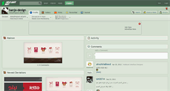 Desktop Screenshot of banjo-design.deviantart.com