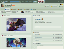 Tablet Screenshot of ceruleanvii.deviantart.com