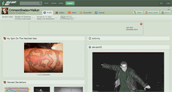Desktop Screenshot of crimsonshadowwalker.deviantart.com