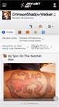 Mobile Screenshot of crimsonshadowwalker.deviantart.com