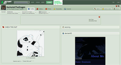 Desktop Screenshot of morkelebthedragon.deviantart.com