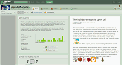 Desktop Screenshot of legendsoflunaria.deviantart.com