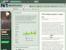 Tablet Screenshot of legendsoflunaria.deviantart.com