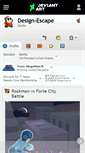 Mobile Screenshot of design-escape.deviantart.com
