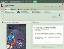 Tablet Screenshot of design-escape.deviantart.com