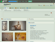 Tablet Screenshot of kaydylan15.deviantart.com