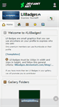 Mobile Screenshot of lilbadges.deviantart.com