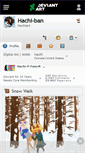 Mobile Screenshot of hachi-ban.deviantart.com