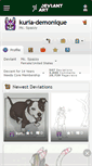 Mobile Screenshot of kuria-demonique.deviantart.com