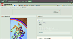 Desktop Screenshot of disposableicon.deviantart.com