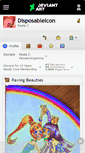 Mobile Screenshot of disposableicon.deviantart.com