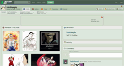 Desktop Screenshot of kimbleeplz.deviantart.com