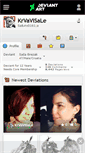 Mobile Screenshot of krvavisale.deviantart.com
