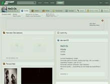 Tablet Screenshot of neo-os.deviantart.com