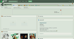 Desktop Screenshot of kagomexover.deviantart.com
