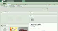 Desktop Screenshot of mariko.deviantart.com