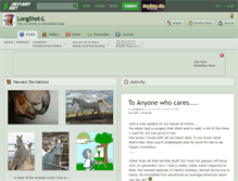 Tablet Screenshot of longshot-l.deviantart.com