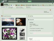 Tablet Screenshot of kuritsu.deviantart.com