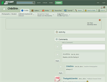 Tablet Screenshot of chibishin.deviantart.com