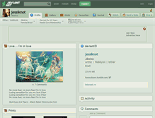 Tablet Screenshot of jessiknot.deviantart.com