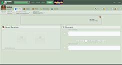 Desktop Screenshot of lorine.deviantart.com