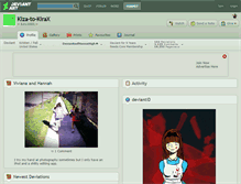 Tablet Screenshot of kiza-to-kirax.deviantart.com