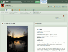 Tablet Screenshot of dracoto.deviantart.com