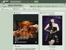 Tablet Screenshot of instinct-wild-while.deviantart.com