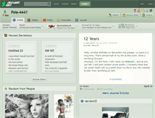 Tablet Screenshot of pola-444.deviantart.com