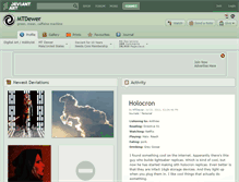 Tablet Screenshot of mtdewer.deviantart.com