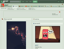 Tablet Screenshot of pixe1.deviantart.com