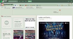 Desktop Screenshot of darkblazeknight.deviantart.com