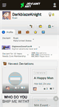 Mobile Screenshot of darkblazeknight.deviantart.com