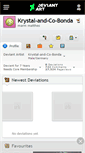 Mobile Screenshot of krystal-and-co-bonda.deviantart.com