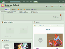 Tablet Screenshot of krystal-and-co-bonda.deviantart.com