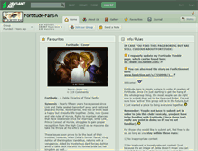 Tablet Screenshot of fortitude-fans.deviantart.com