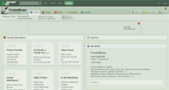 Desktop Screenshot of frostedroses.deviantart.com