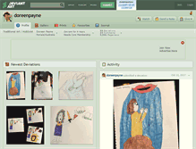 Tablet Screenshot of doreenpayne.deviantart.com