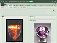 Tablet Screenshot of bebz.deviantart.com