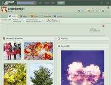 Tablet Screenshot of letterbomb21.deviantart.com