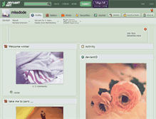 Tablet Screenshot of missdode.deviantart.com
