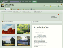 Tablet Screenshot of anti-warhol.deviantart.com