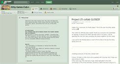 Desktop Screenshot of kirby-games-club.deviantart.com