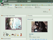 Tablet Screenshot of inastric.deviantart.com