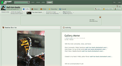 Desktop Screenshot of meli-ton-boots.deviantart.com