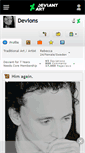Mobile Screenshot of devions.deviantart.com