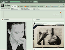 Tablet Screenshot of devions.deviantart.com