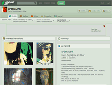 Tablet Screenshot of cpenguink.deviantart.com